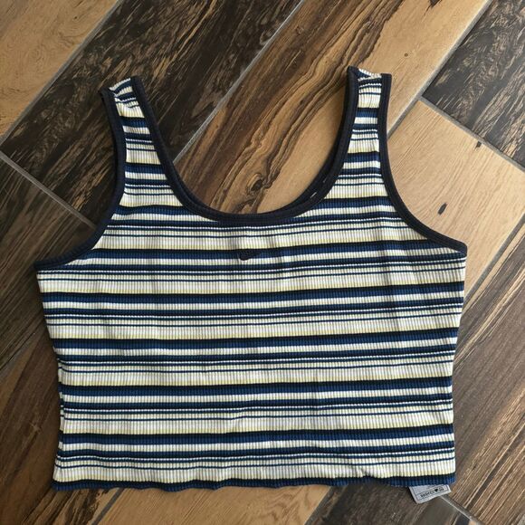 Vintage Nike Ribbed Crop Tank Top - Picture 1 of 3
